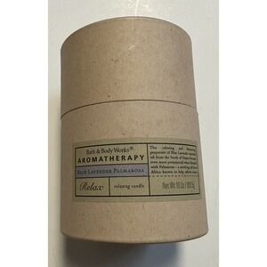 Bath & Body Works Aromatherapy Blue Lavender Palmarosa 10 oz. Candle